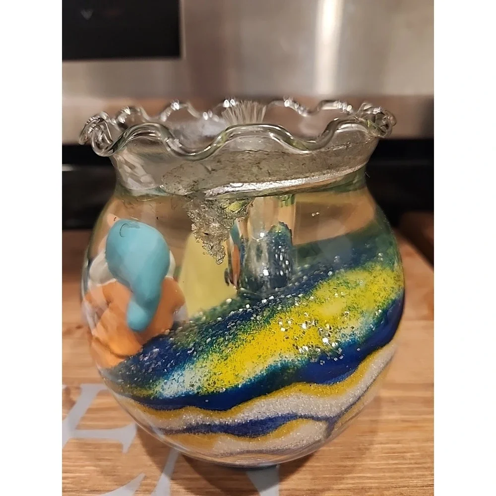 **Rare Snow White & Seven Dwarfs‎ Oil Lamp